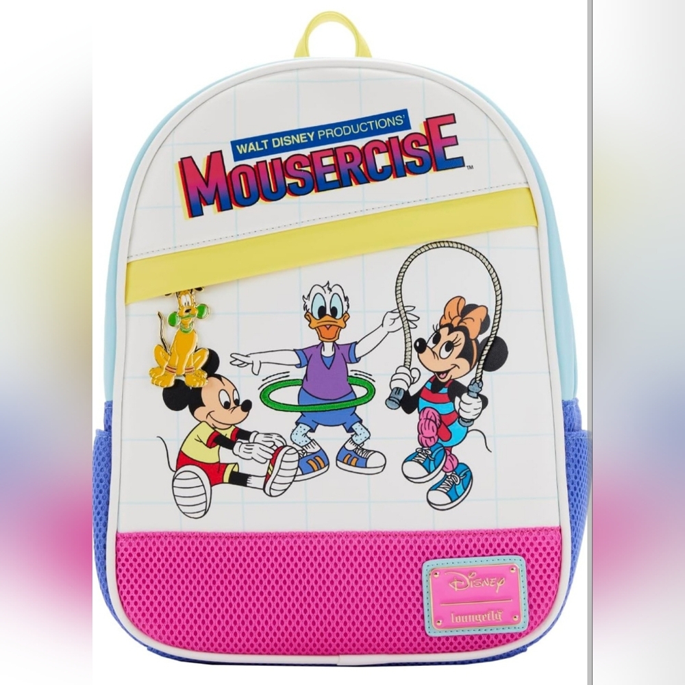 Loungefly Disney MOUSERCISE Mini Backpack